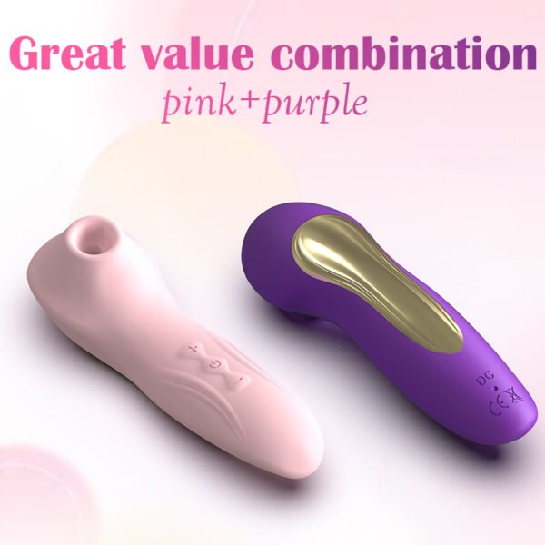 1 XS-Female sucker, a stimulating and aphrodisiac vibrator, a 10-frequency adult rose-shaped sucker