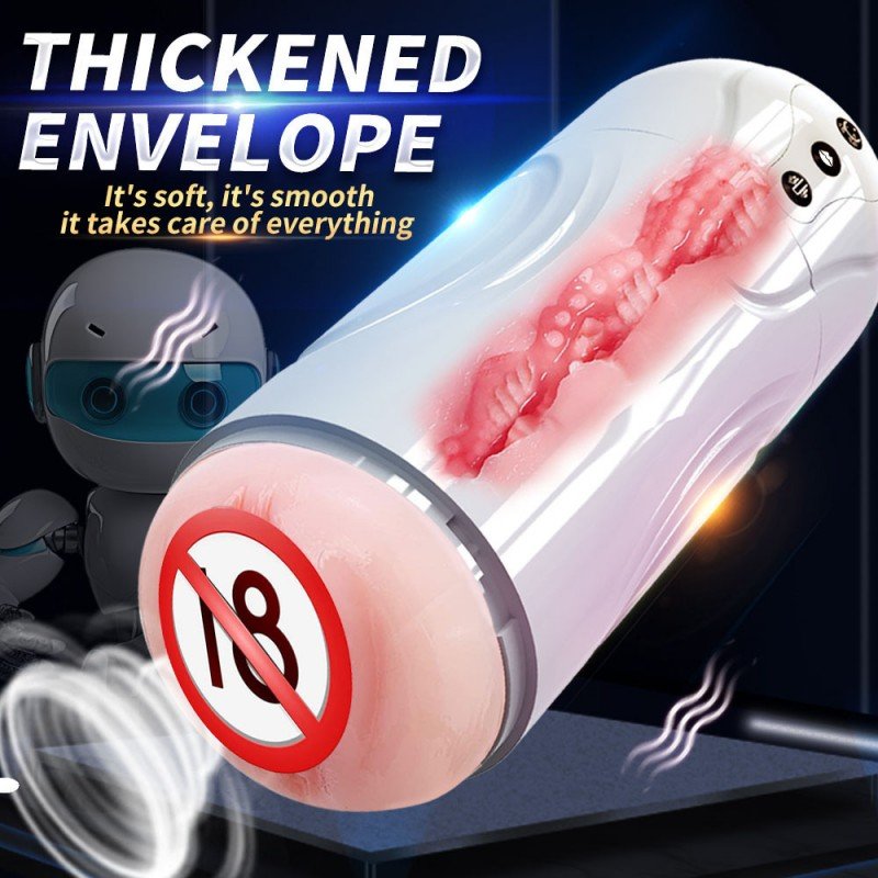 B03-TSZ Male masturbation sex toy - AI and APP control, 360° heating, 5-speed smooth motion, brushless silent motor, pocket-sized genital cover