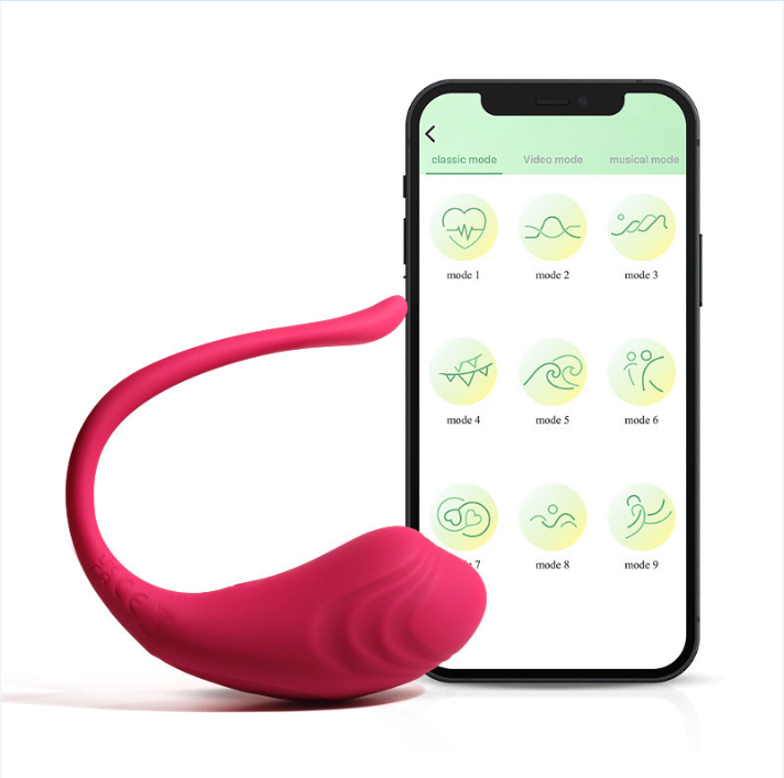XKD-Wearable vibrating G-spot clitoral massager with app control, 6 speeds and 5 modes  Waterproof and rechargeable couple's toy