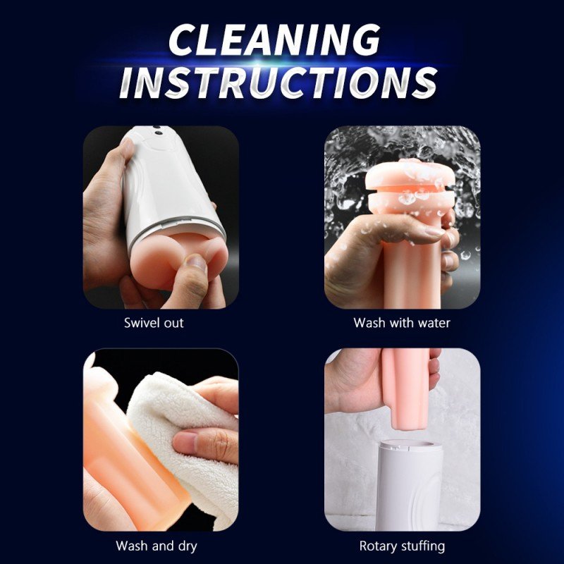 B03-TSZ Male masturbation sex toy - AI and APP control, 360° heating, 5-speed smooth motion, brushless silent motor, pocket-sized genital cover