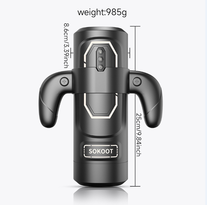 2baa1293ecadcb5ab88fffd32a377df3 B04-JW Pocket vaginal vibrator for men - AI synchronized, male penis pump with 7 push, 7 rotation, and 5 suction modes, with handle and APP control