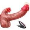 Featuring a sexy tongue licking function and a G-spot suction cup stimulatormassager