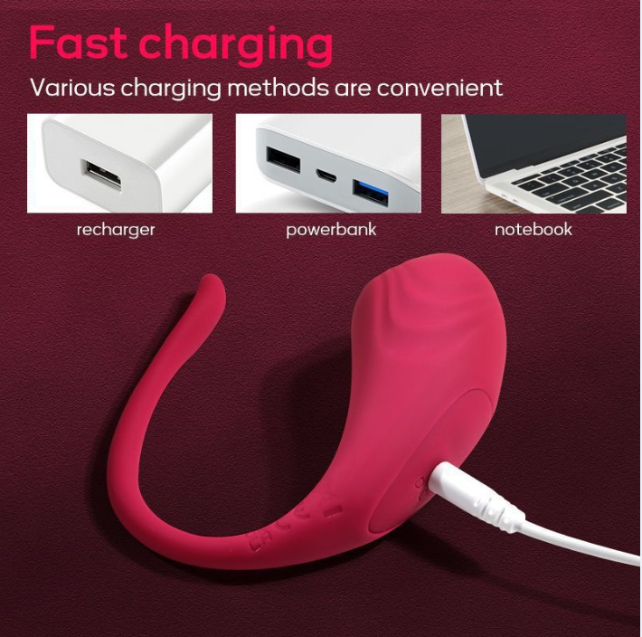 37ef5b201b5874d56bd4c83d52c7e6d8 XKD-Wearable vibrating G-spot clitoral massager with app control, 6 speeds and 5 modes Waterproof and rechargeable couple's toy