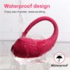 XKD-Wearable vibrating G-spot clitoral massager with app control, 6 speeds and 5 modes  Waterproof and rechargeable couple's toy