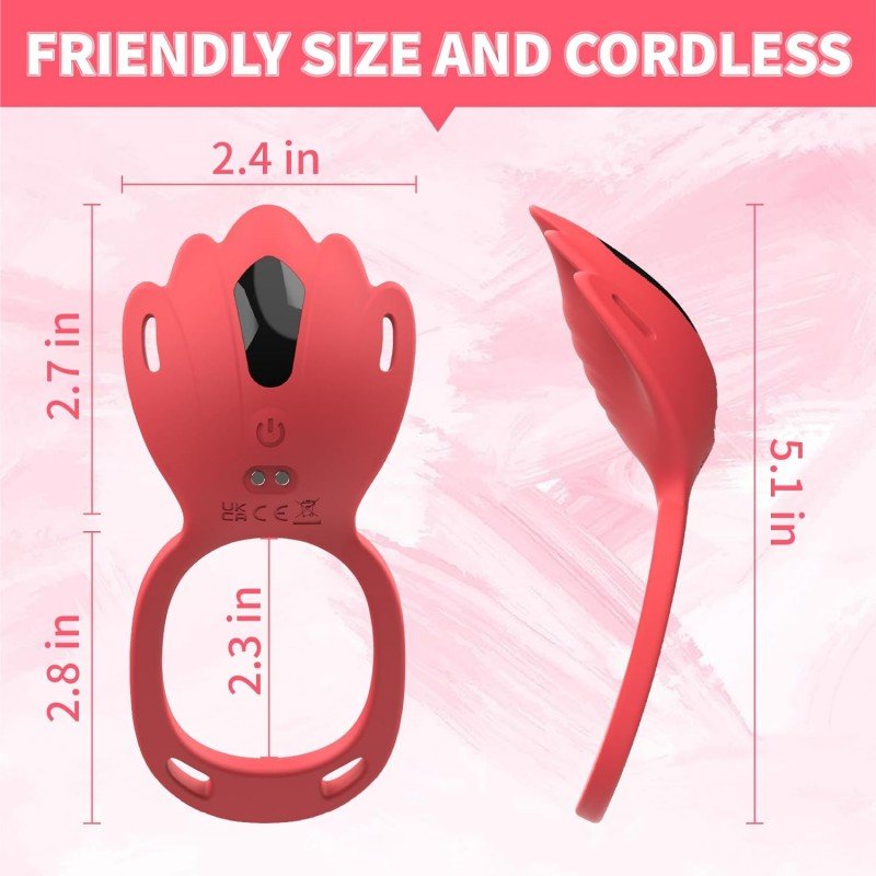 4 CD-FY Couples Rose App remote-controlled wearable male sex toy, hands-free clitoral vibrator