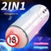 B03-TSZ Male masturbation sex toy - AI and APP control, 360° heating, 5-speed smooth motion, brushless silent motor, pocket-sized genital cover