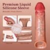 PT-Penis vibrator, vibrates the penis ring to enlarge and lengthen, APP and remote control adult toy, 9 modes