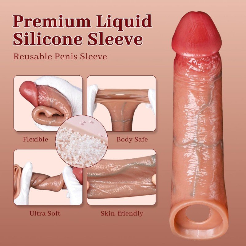 PT-Penis vibrator, vibrates the penis ring to enlarge and lengthen, APP and remote control adult toy, 9 modes