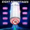 B03-TSZ Male masturbation sex toy - AI and APP control, 360° heating, 5-speed smooth motion, brushless silent motor, pocket-sized genital cover