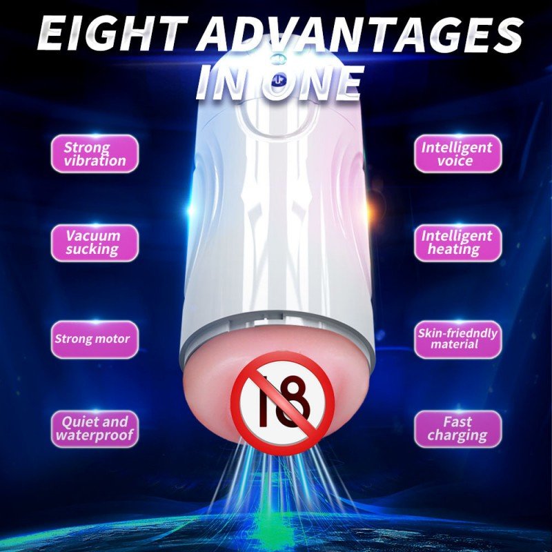 B03-TSZ Male masturbation sex toy - AI and APP control, 360° heating, 5-speed smooth motion, brushless silent motor, pocket-sized genital cover