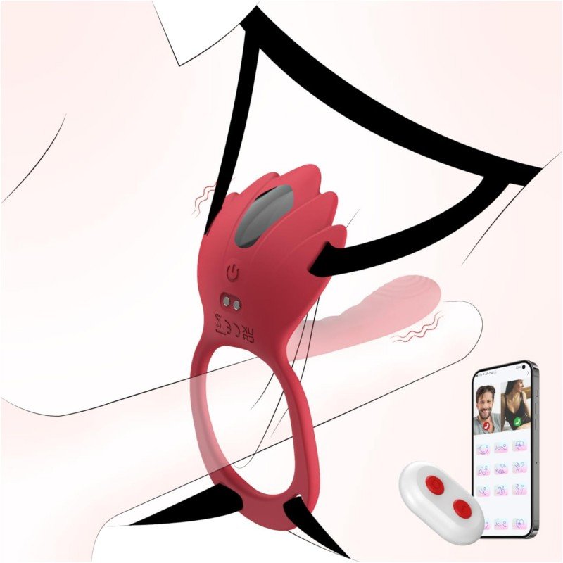 7 CD-FY Couples Rose App remote-controlled wearable male sex toy, hands-free clitoral vibrator