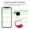 XKD-Wearable vibrating G-spot clitoral massager with app control, 6 speeds and 5 modes  Waterproof and rechargeable couple's toy