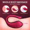 cde81001c093eb9cd503be40f0f9d0b9 XKD-Wearable vibrating G-spot clitoral massager with app control, 6 speeds and 5 modes Waterproof and rechargeable couple's toy