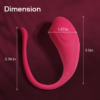 e29639584ad1657bbb90d3f4e1bcfacf XKD-Wearable vibrating G-spot clitoral massager with app control, 6 speeds and 5 modes Waterproof and rechargeable couple's toy