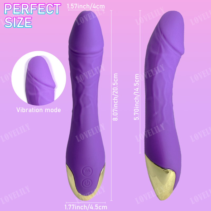 ZBZ- Rechargeable Realistic Vibrator