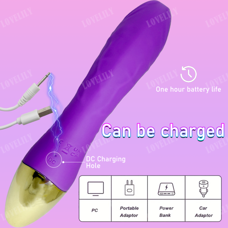 ZS-BZ G-spot vibrator, a simulated adult sex toy, with 10 powerful vibration modes, USB rechargeable vibrator, IPX7 waterproof