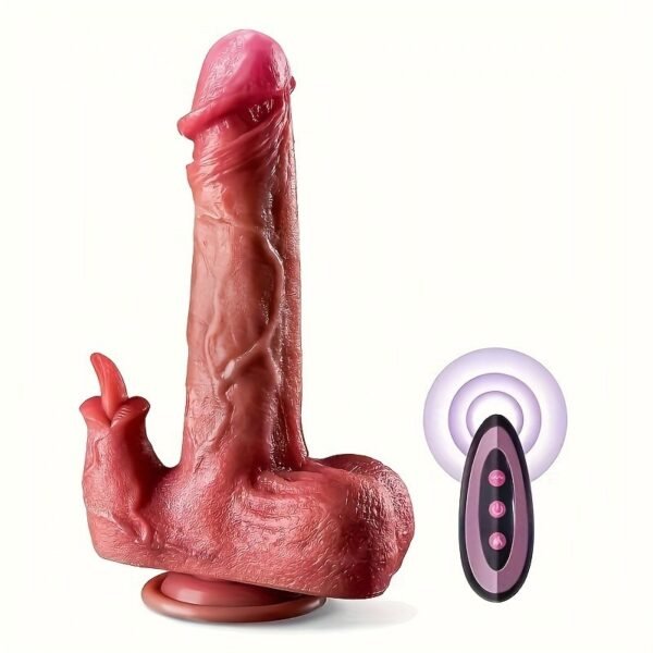 0058-Simulated thrust massager with licking function and G-spot suction cup stimulator