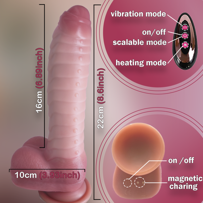 画板 3 MMC-Specially designed thrust vibrator, caterpillar-shaped for stimulating the G-spot during sexual intercourse in both men and women